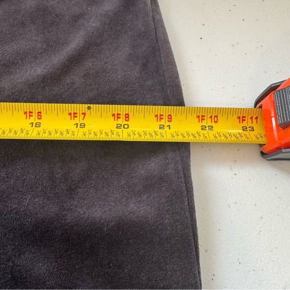 J. Jill Pure Jill Black Velour Pima Cotton Modal‎ Pull On Lounge Pants Sz Large - Picture 7 of 9